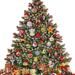 kerstboom verlicht