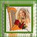 meisje met harp