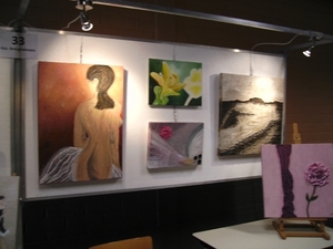 Schilderwerken cursus  tentoonstelling 2011 116