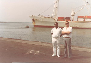 DR met havenkapitein Conan