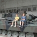 Herv en Lennert op Leopard 1