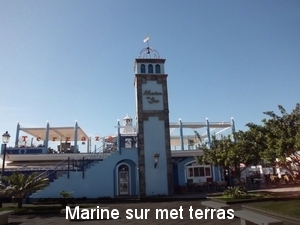 Marine sur met terras