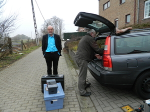 filmmateriaal uitladen