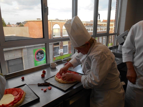 aardbeien taart maandagavond 3 juni 051