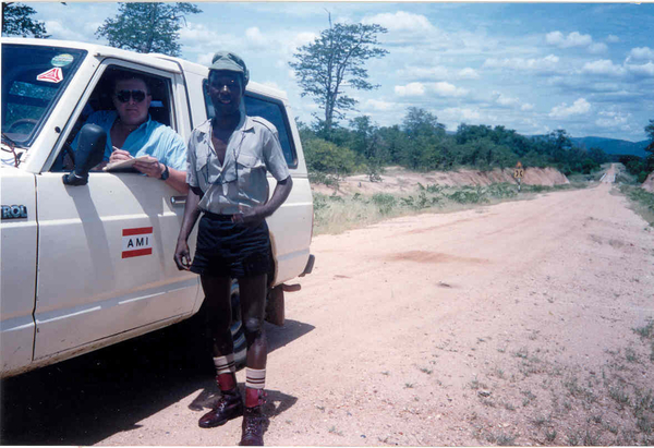 op weg rond Kolwezi , nu met 4 x 4