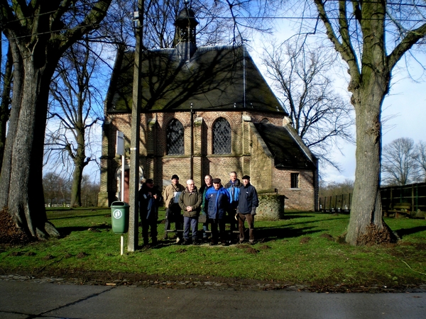 poseren voor de