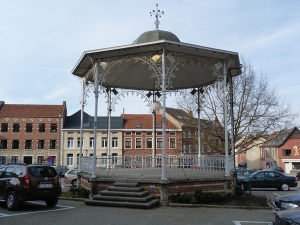 152-Muziekkiosk-1898 Gemeenteplein Hoegaarden