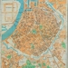 Stadsplan met vesten 1950, een groene gordel verween