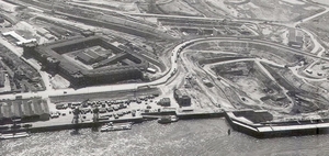 Arsenaal naast bouwput tunnel ( ex Molenvest )