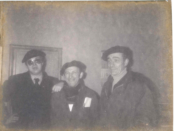 met de natie mannen van de kaai , Franske Buytaert en Frank De Vo