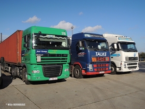 DAF XF-B_1-FNH-643 & VOLVO FH-B_1-COW-001 & VOLVO FH-B_XXB-351 FN