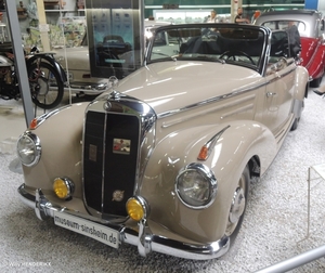 OLDTIMER 'MERCEDES Typ220 CABRIOLET A' SINSHEIM Museum 20160821_0