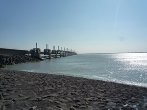 Deltawerken-Oosterschelde-stormvloedkering, bij Neeltje Jans _P11