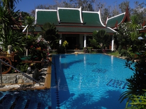 onze verblijfplaats in Phuket bij Eric en Malinee