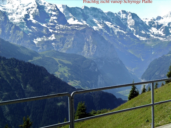vakantie 2007 Zwits. op Schynige Platte