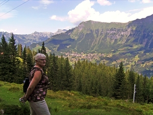 Zicht op Wengen