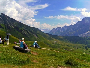 Met zicht op Grosse Scheidegg