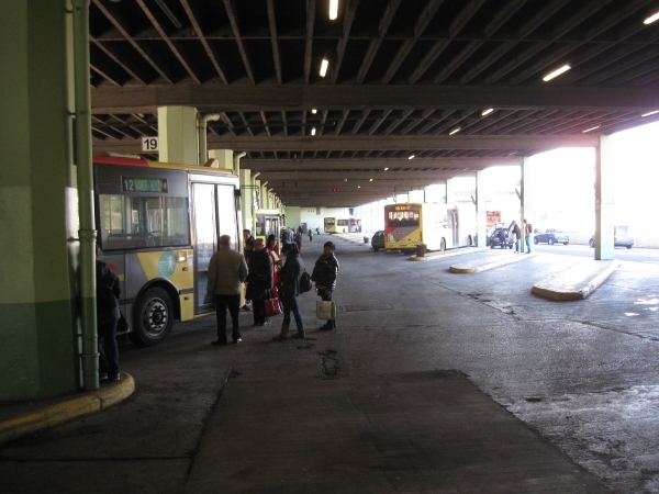 het bus station