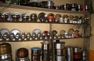 Lamayuru : ons logement : de keuken