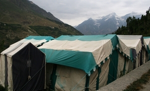 Keylong : slaapplaats op 3350 m