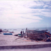 herstelling dhows op het strand rond Dar