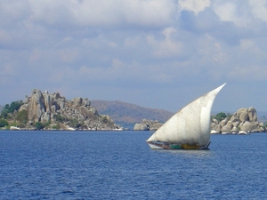 Mwanza zicht op het Victoria meer