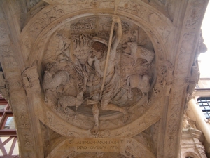 Fragment uit de doorgang onder de uurwerktoren