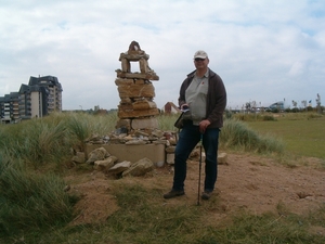 Op zoek achter de cache op Juno Beach