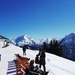 zonnebaden op de Jchelspitze