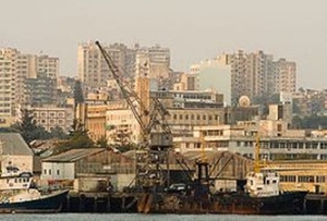 Maputo haven voor de stad