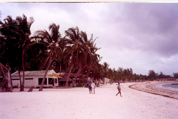 het strand in Pemba