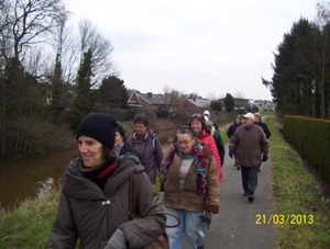 Wandelen langs Mechelen Noord - 21 maart 2013