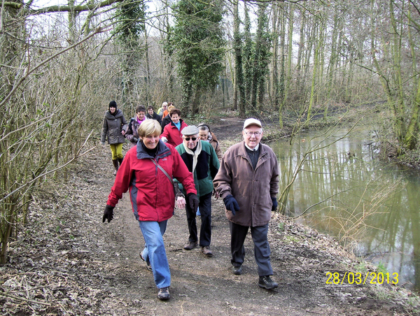 Wandelen achter De Nekker - 28 maart 2013