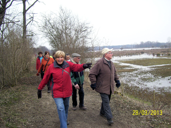 Wandelen achter De Nekker - 28 maart 2013