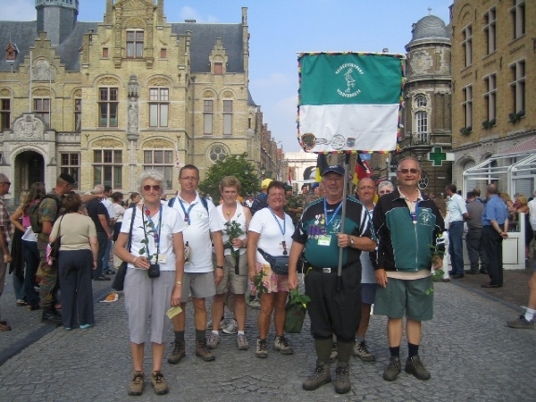 De Reigerstappers in het einddefil te Ieper