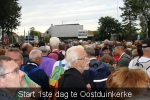 Start 1ste dag te Oostduinkerke