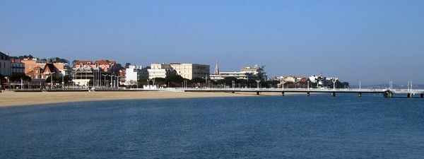 Atlantic zuid _Arcachon, strandzicht