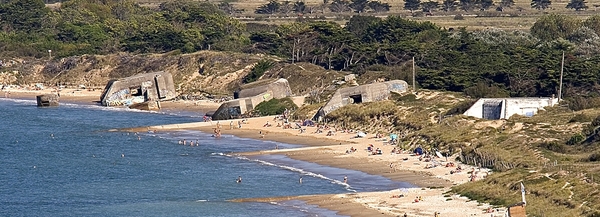 Atlantic zuid _Ile de Re, Duitse bunkers in de Noordkant