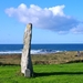 Atlantic zuid _Quiberon, menhir op de Cote Sauvage