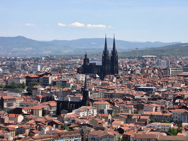 Midden-Zuid _Clermont-Ferrand _zicht vanaf Montjuzet