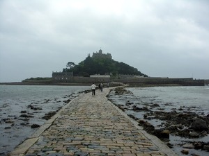 Normandie _Mont St-Michel, met laag water