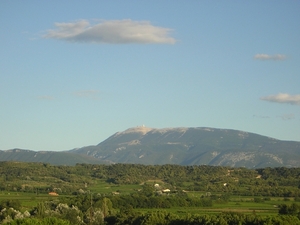 Provence _Mont Ventoux _View of Mont Ventoux from Mirabel-aux-Bar