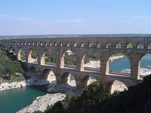 Provence _Nimes omg _De Pont du Gard, Romeins aquaduct