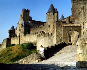 Pyreneeen omg _Carcassonne _burcht