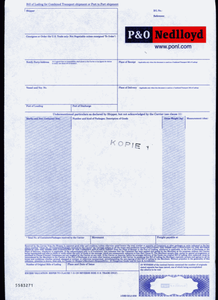 Bill of Lading