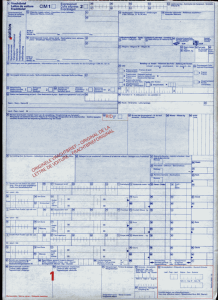 CIM-vrachtbrief