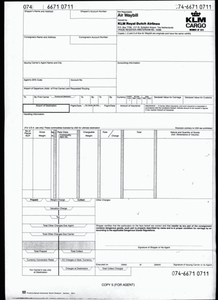 IATA Airway Bill