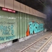 Graffiti metro tunnel Groenplaats