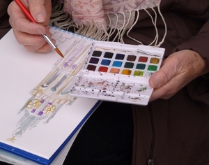 Watercolor artists