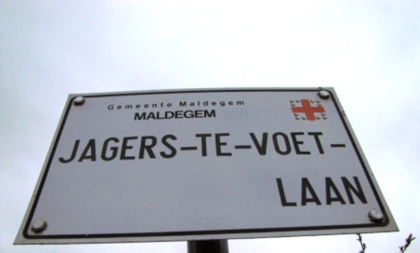 straatnamen , voet , jager